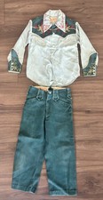 Vintage Western Roy Rogers By J Bar T Shirt And Pants Set