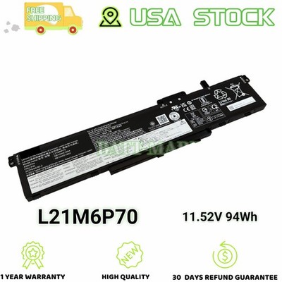 Genuine L21M6P70 L21D6P70 L21L6P70 Battery for Lenovo Thinkpad P16 GEN 1 GEN 2
