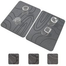 2 Pack Stone Drying Mat for Kitchen Counter,16''x12'' Quick Dish Drying Stone...