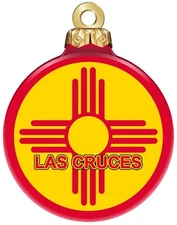 Las Cruces with ZIA Christmas Tree Ornament