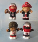 Fisher Price Little People NFL New England Patriots Football Player Fan Lot of 4
