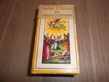 ANCIEN JEU DE TAROT DE 1970 : GRAND ETTEILLA OU TAROTS EGYPTIENS   AVEC NOTICE