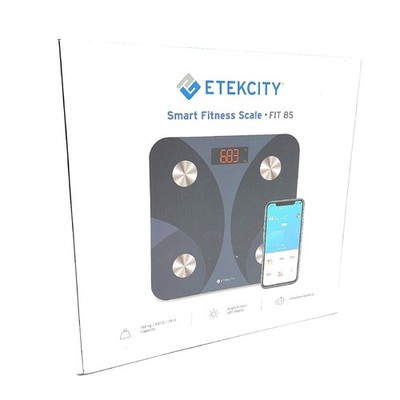 ETEKCITY Körperfettwaage Smarte Waage Ultraschlanke APP 12 Scales Analyse