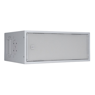 RCF SUB 808-AS W Active 2000W Dual 8'' Subwoofer Powered Sub w/RDNET (White)