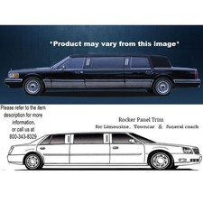 For Lincoln Town Car 1990-1994 SAA TH30682 F-Type Polished Rocker Panel Covers
