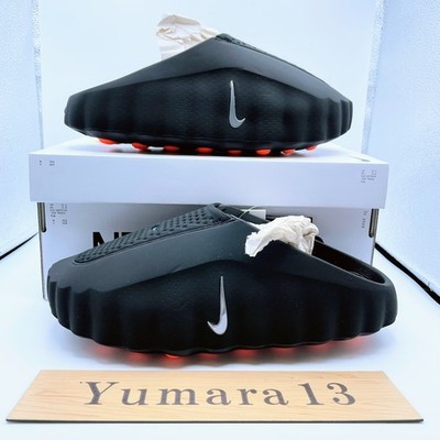 Nike Mind 001 Mules Black Hyper Crimson White HQ4307-001 Men's