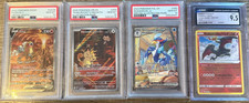Pokémon 4 Graded Slab Lot - PSA / CGC - Charizard / Entei / Meowth - SIR / IR +