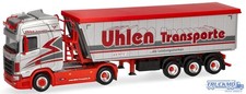 Herpa Uhlen Transporte Scania CS20 Hochdach Stöffelliner Kippauflieger 961660