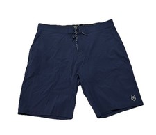 NEW Greyson Golf Men  s Indian Wells Swim Short Size 40 10  Navy Blue