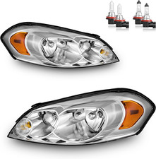 Headlights Assembly W/Bulbs for 2006-2013 Chevy Impala for 14-16 Chevy Impala Li