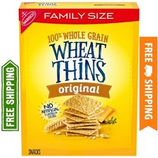 Wheat Thins Original Snacks, Whole Grain Wheat Crackers, Snack Crackers,