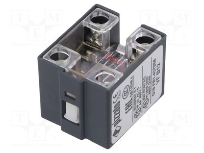NO x2 10A -40÷80°C max.400VAC max.250VDC Kontaktblöcke
