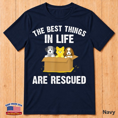 Cool Animal Rescue Art Gift for Animal Lovers, Men and Women T-shirt | eBay