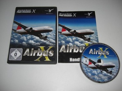 AIRBUS X PC DVD ROM Deutsch Cover Add-On Microsoft Flugsimulator Sim X FSX FS