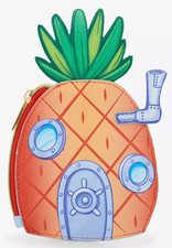 Pantalones Cuadrados Loungefly Bob Esponja Piña Casa Tarjetero C Nuevo con Etiquetas Hacer Oferta