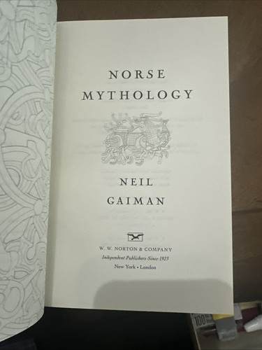 Norse Mythology by Neil Gaiman (2017, Hardcover) - Picture 5 of 7
