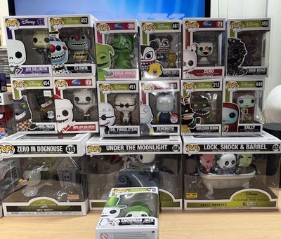Disney Nightmare Before Christmas Funko Pops LOT Of 16 NEW