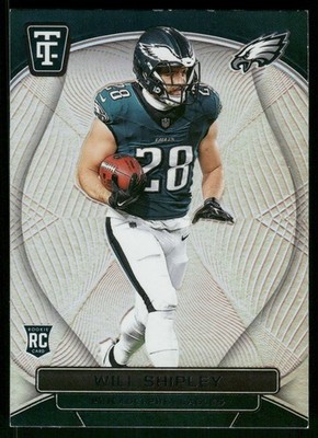 2024 Panini Totally Certified #173 Will Shipley Mirror Eagles Rookie