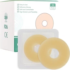 Ostomy Barrier Rings - Outer Diameter 2" 10PCS-4mm 