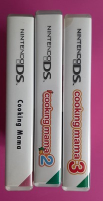 COOKING MAMA 1, 2, 3   Nintendo DS nur Leerhülle & Handbuch   OHNE SPIELE
