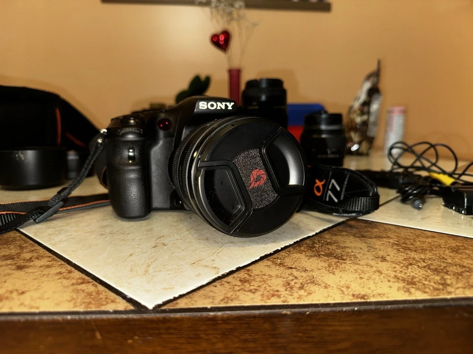  Sony Alpha DSLR SLT-A77 Translucent Mirror Digital Camera  - Image 4 of 4