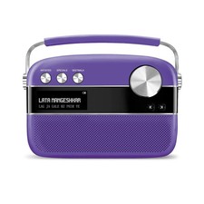 Saregama Carvaan Hindi Portable Music Player with 5000 Preloaded Songs Purple