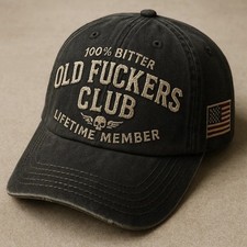 Old F ckers Club-Baseball Cap,Lustige Baseballkappe f r Herren,Embroidered Hat