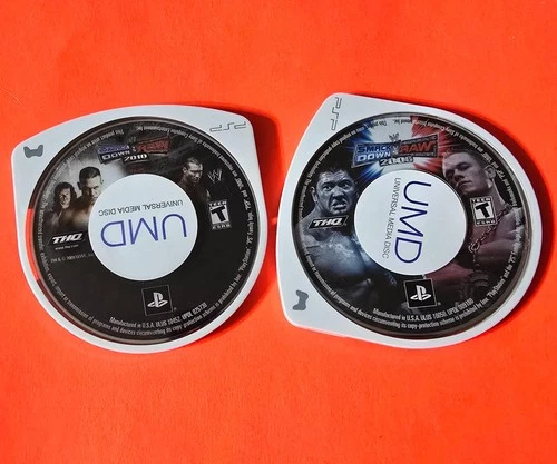 WWE Smackdown VS Raw 2006 2010 THQ PSP Sony PlayStation Portable UMD 2-game lot
