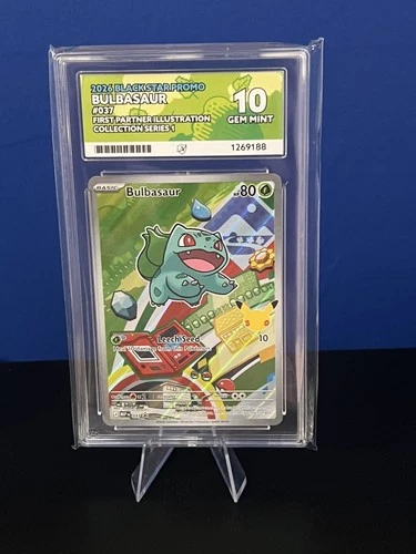 Bulbasaur 037 Ace 10 Perfect Subgrades First Partner Pokemon TCG