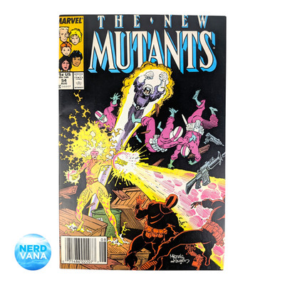 The New Mutants 54 Mike Mignola Cover Marvel Comics 1987