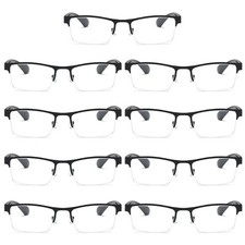 9 PK Men Blue Light Blocker Reading Glasses Anti Blue Light Spring Hinge Readers