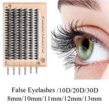 8/10/11/12/13mm C Curl False Eyelashes Thick Long Lash Extension DIY Eye Makeup