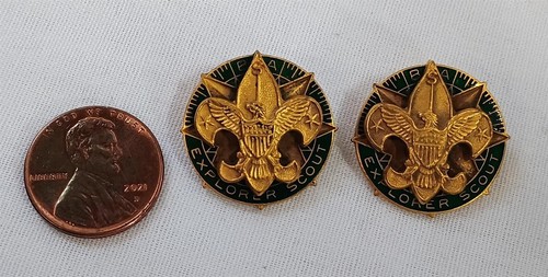 Vintage Explorer Scout BSA Enamel Pin Lot Boy Scouts - Picture 2 of 4