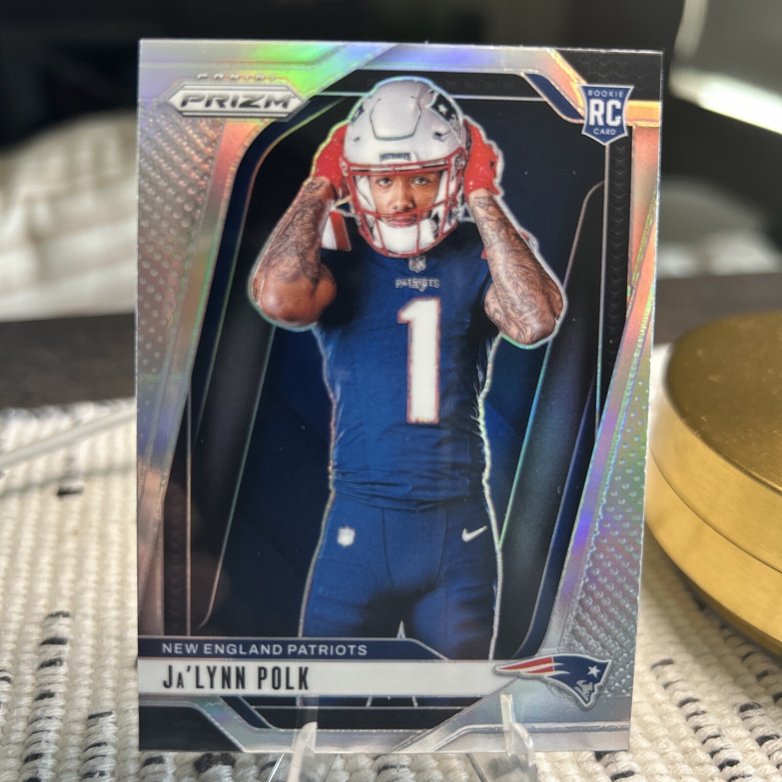 2024 Panini Prizm #15 Ja'Lynn Polk Silver Variation