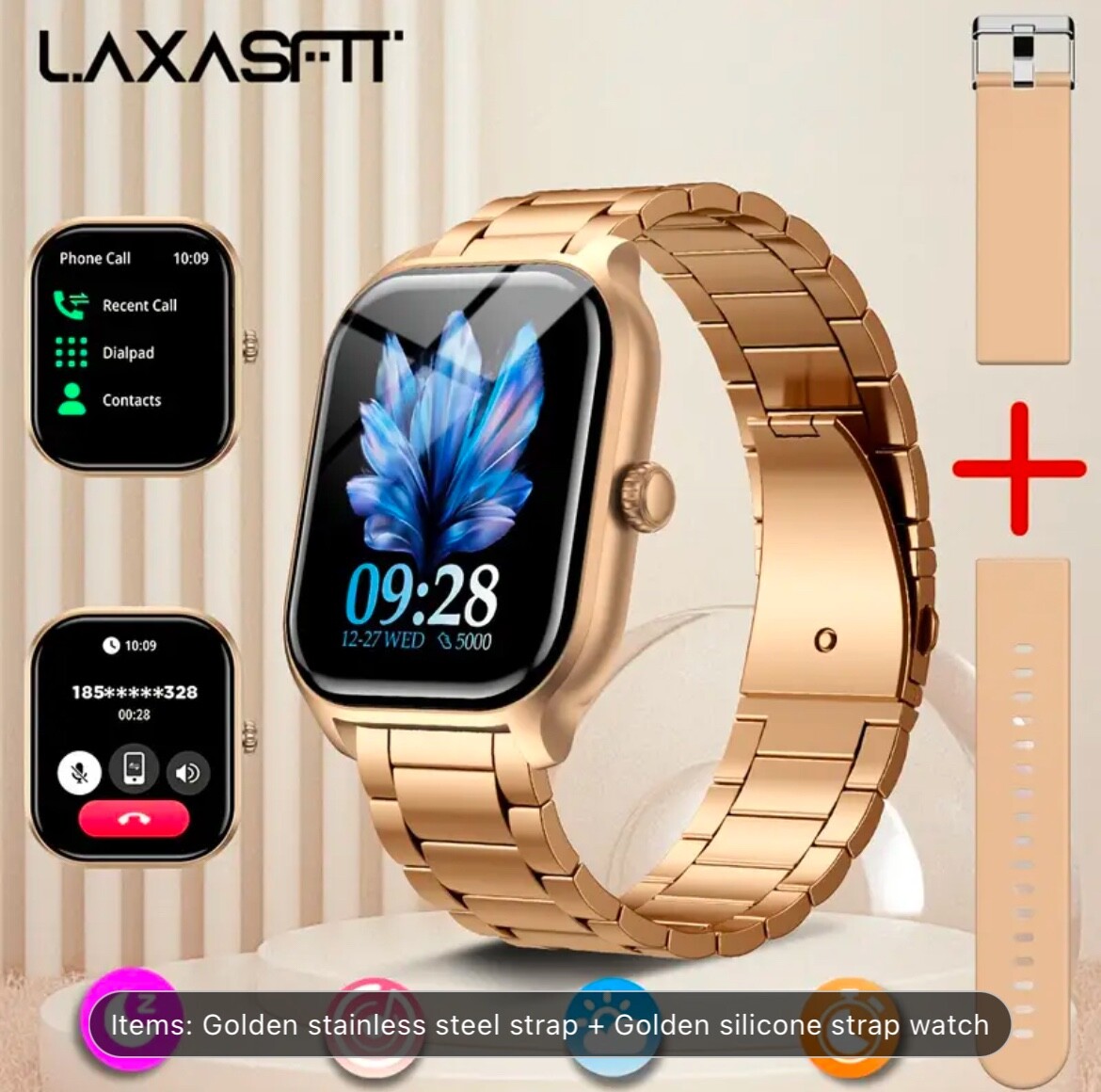 Smart Watch with Fitness Tracking & Heart Rate Monitor-image