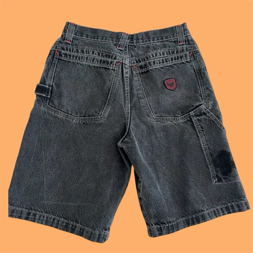 DEADSTOCK Y2K JNCO JEAN SHORTS - Image 3 of 4