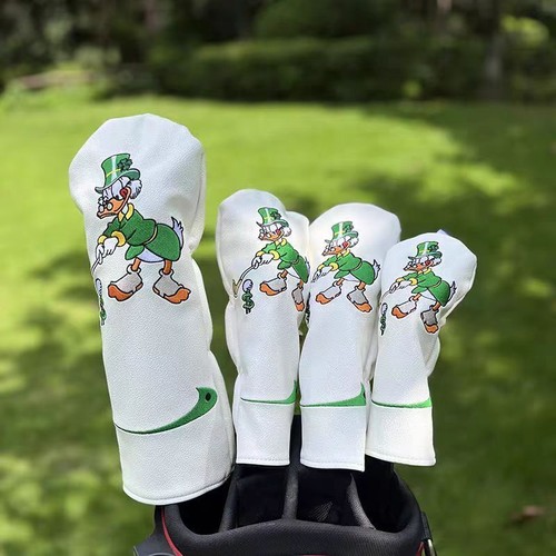 Duck Golf Club Headcovers Driver Fairway Woods Hybrid UT Head Covers Green/White eBay