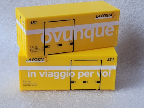 LaPosta Die Schweizer Post in viaggio per voi , ovungue 2x20 FT Container Piko - Bild 4 von 8
