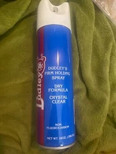 Dudley's Firm Holding Spray Dry Hair Spray Crystal Clear Formula 14oz Dudleys