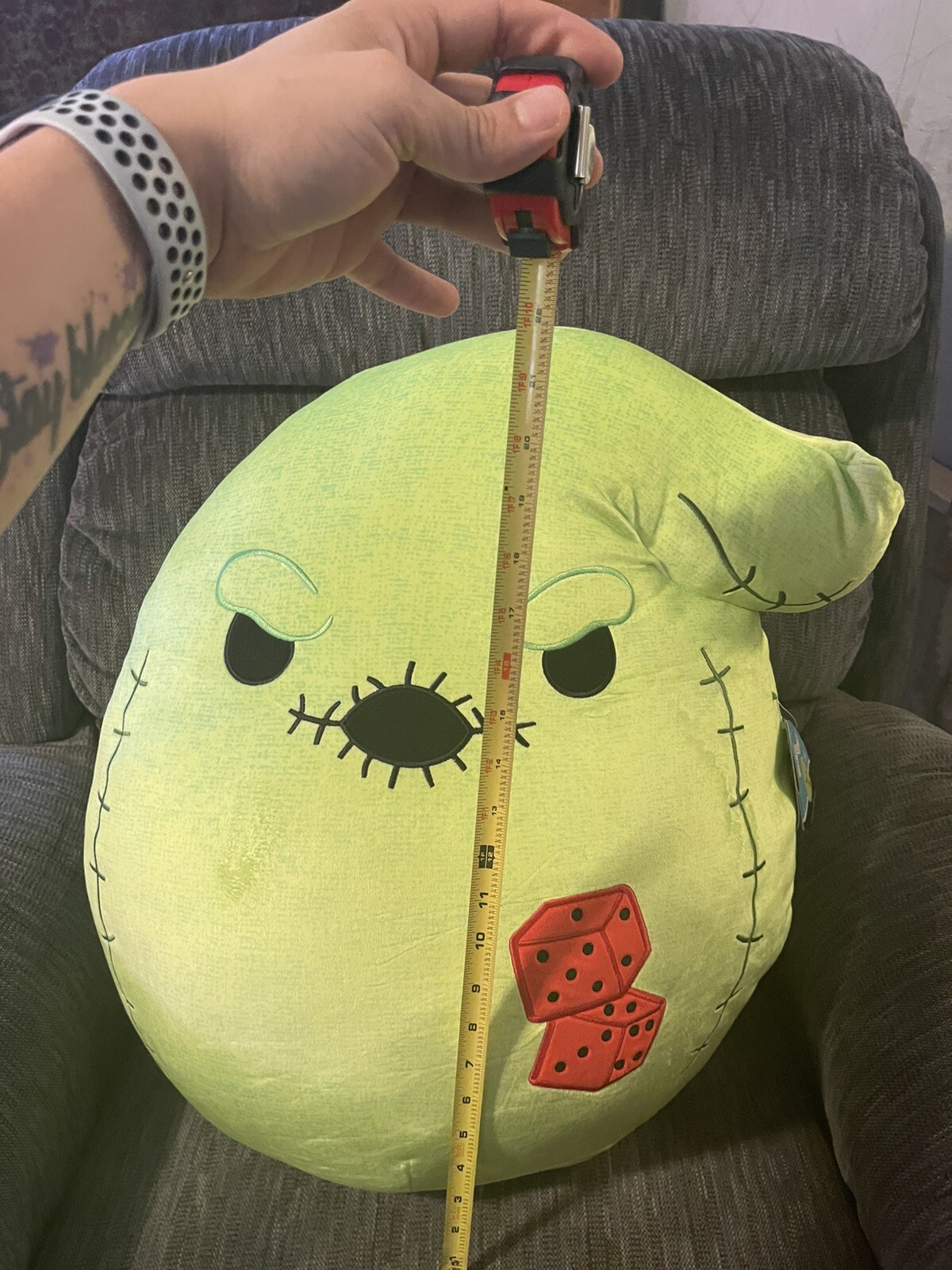 Oogie Boogie 20 Inch Jumbo Nightmare Before Christmas Squishmallow Plush