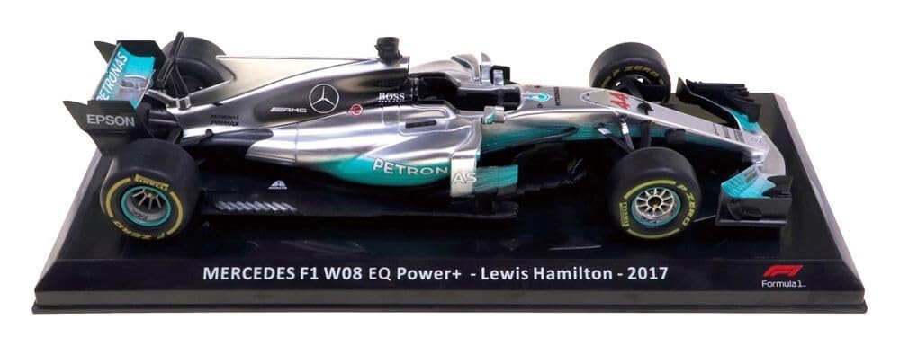 F1ミニカー メルセデスW08 ハミルトン 1/24 DeAGOSTINI Big Scale F1 #53 MERCEDES F1 W08 EQ Power+ Lewis