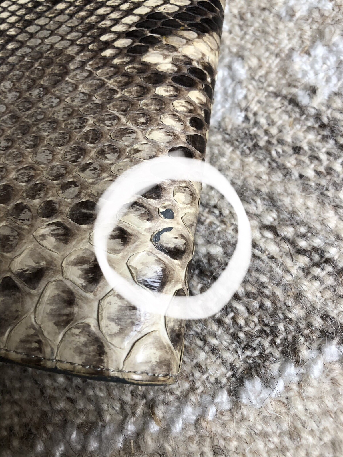 Yigal Azrouel Oversize Leather and Python Snakesk… - image 12