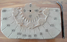 Dresdner Bauspar AG, Sonnenuhr/Steinfigur, selten -neuwertig- Vintage