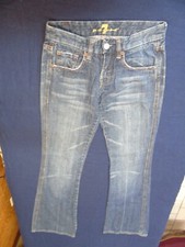 7 For All Mankind Women  s Jeans Blue Cotton Size 24