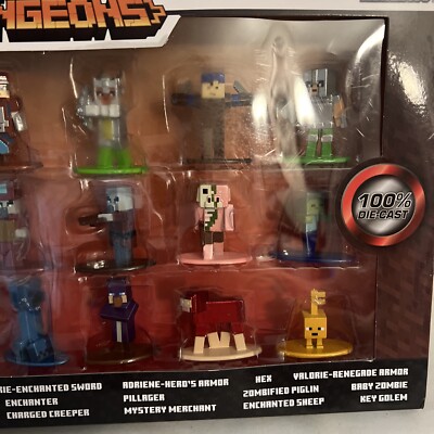 Minecraft 20体　ナノメタル　フィギュアセット Minecraft Nano Set 20-Pack, Wave 3, 1.65” Diecast Metal Toy