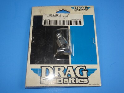 DRAG SPECIALTIES DS245215 ADAPTER FITTING 1/8 NPT  NOS   B4