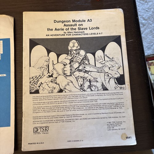 Advanced Dungeons & Dragons Module A3 Assault On The Aerie Of The Slave Lords - Picture 5 of 18
