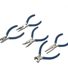 Zangensatz 5tlg. Seitenschneider Kneifzange Spitzzange Flachzange Feinmechanik