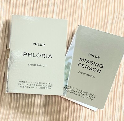 PHLUR choose MISIING PERSON / Phloria Edp 2ml Sample Spray
