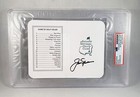 Jack Nicklaus Signed Masters ScoreCard 5 PSA/DNA 16 COA